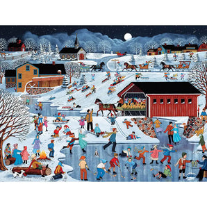 More Snow Coming Jigsaw Puzzle