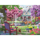 Set of 4 Iris Sage Jigsaw Puzzles