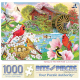 Spring at the Mill Pond Jigsaw Puzzle