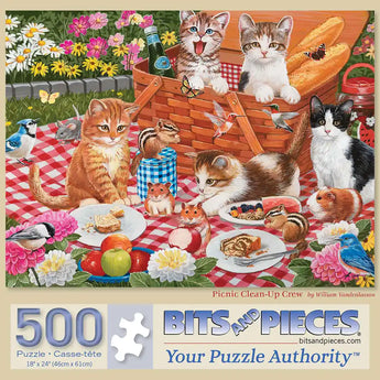 Picnic Clean Up Crew Jigsaw Puzzle