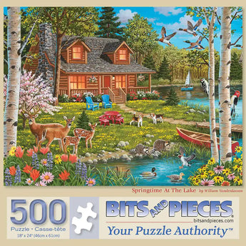 Springtime At The Lake Jigsaw Puzzle