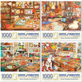 Set of 4 Tracy Hall Jigsaw Puzzles