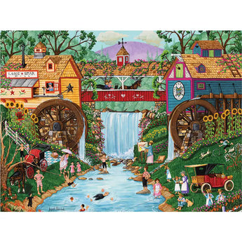 Set of 4 Joseph Holodook Jigsaw Puzzles