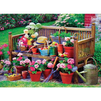 Garden Bench 1000 Piece Jigsaw Puzzle