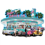 Rocket DriveIn Shaped Jigsaw Puzzle