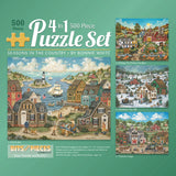 Seasons In The Country 4in1 Multipack Jigsaw Puzzle Bundle by Bonnie White