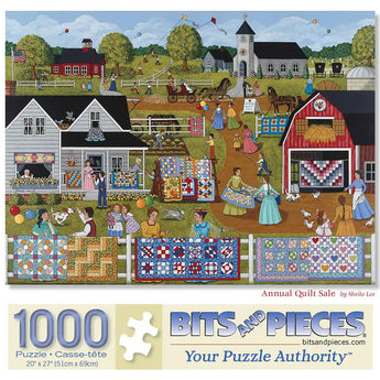 Annual Quilt Sale Jigsaw Puzzle