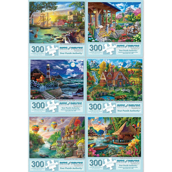 Set of 6 Image World Jigsaw Puzzles