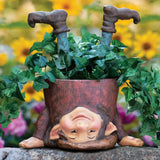 Topsy Turvy Elf Planter