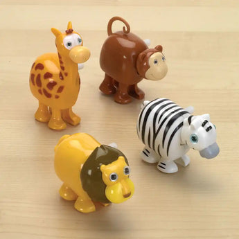 Wind up Racing Jungle Animals