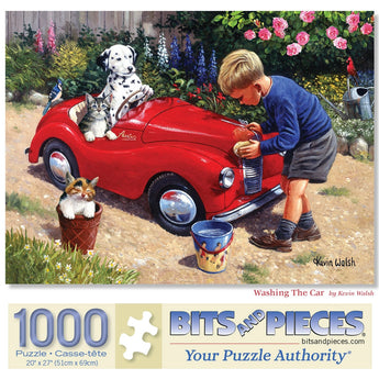 Washing The Car Jigsaw Puzzle