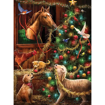 Christmas Barn Jigsaw Puzzle