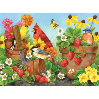 Strawberry Sunrise 300 Large Piece Jigsaw Puzzle