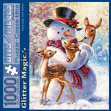 Snowman and Fawn Jigsaw Puzzle