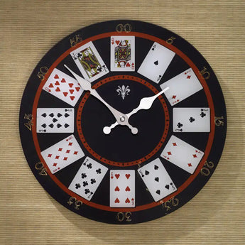 Playing Cards Clock