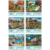 Set of 6 Alan Giana Jigsaw Puzzles