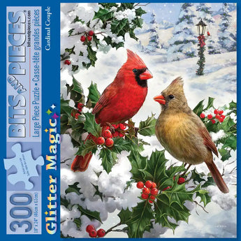 Cardinal Couple Jigsaw Puzzle