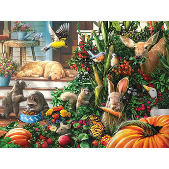 Set of 6 Larry Jones 300 Large Piece Jigsaw Puzzles Bits and Pieces