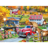 New England Fall Farm Jigsaw Puzzle