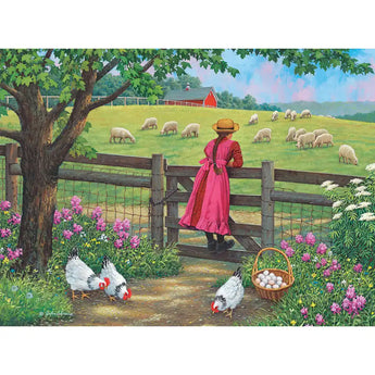 Wool Gathering 300 Large Piece Jigsaw Puzzle