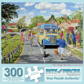 The Village Bus Stop Jigsaw Puzzle