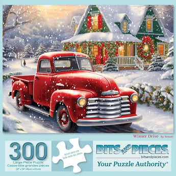 Winter Drive Jigsaw Puzzle