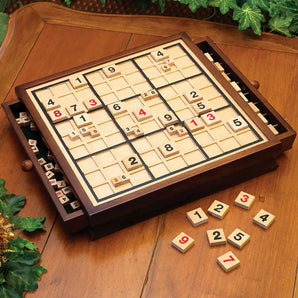 Deluxe Wooden Sudoku - Bits and Pieces