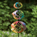 3 Tier Mini Spinner Stake Wind Spinner