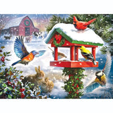 Winter Gathering 500 Piece Jigsaw Puzzle