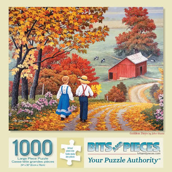 Golden Days 1000 Large Piece Jigsaw Puzzle