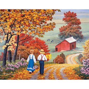 Golden Days 1000 Large Piece Jigsaw Puzzle