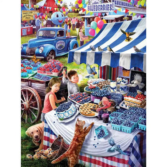 Blueberry Festival 500 Piece Jigsaw Puzzle