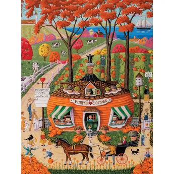 Pumpkin Cottage 1000 Piece Jigsaw Puzzle