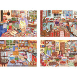 Set of 4 Tracy Hall Jigsaw Puzzles