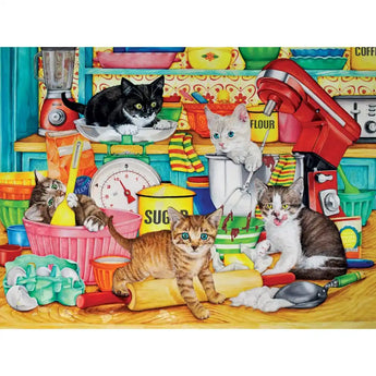 Kitchen Tails 300 Large Piece Jigsaw Puzzle