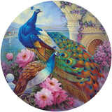 Marvelous Garden Round Jigsaw Puzzle