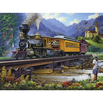 Old Steam Train Jigsaw Puzzle