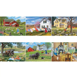 Set of 6 John Sloane Jigsaw Puzzles