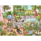 Cat Fishing 1000 Piece Jigsaw Puzzle