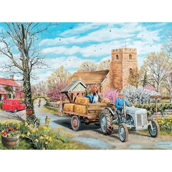 A Spring Village 1000 Piece Jigsaw Puzzle