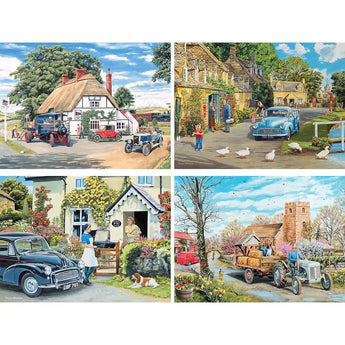 Set of 4 Trevor Mitchell 300 Large piece Jigsaw Puzzles