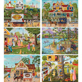 Set of 6 Joseph Holodook Jigsaw Puzzles