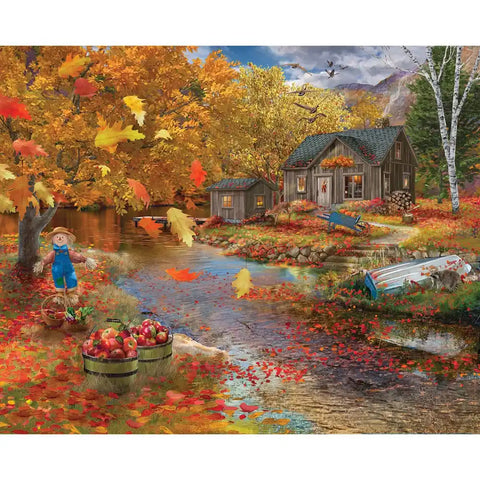 Autumn Cabin Jigsaw Puzzle – Bits and Pieces