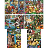 Set of 6 Larry Jones 500 Piece Jigsaw Puzzles