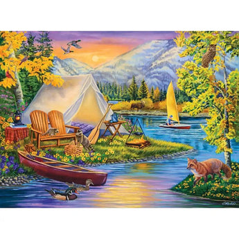 Camping Out 1000 Piece Jigsaw Puzzle