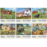 Set of 6 John Sloane Jigsaw Puzzles