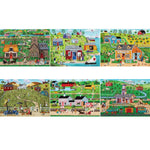 Set of 6 Joseph Holodook Jigsaw Puzzles