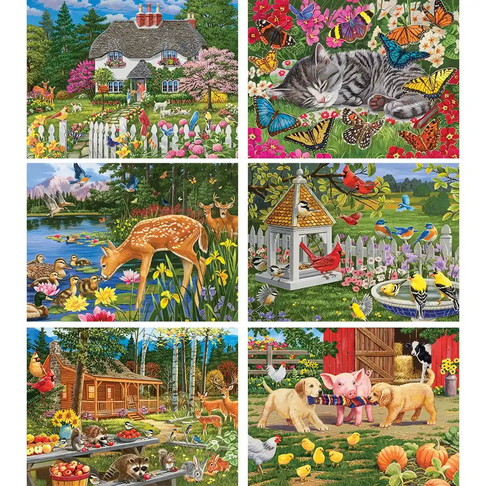 Set of 6: William Vanderdasson Jigsaw Puzzles