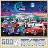 Blue Moon Drive In Jigsaw Puzzle