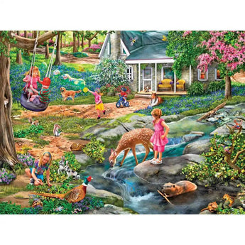 Blue Bells Forest 1000 Piece Jigsaw Puzzle